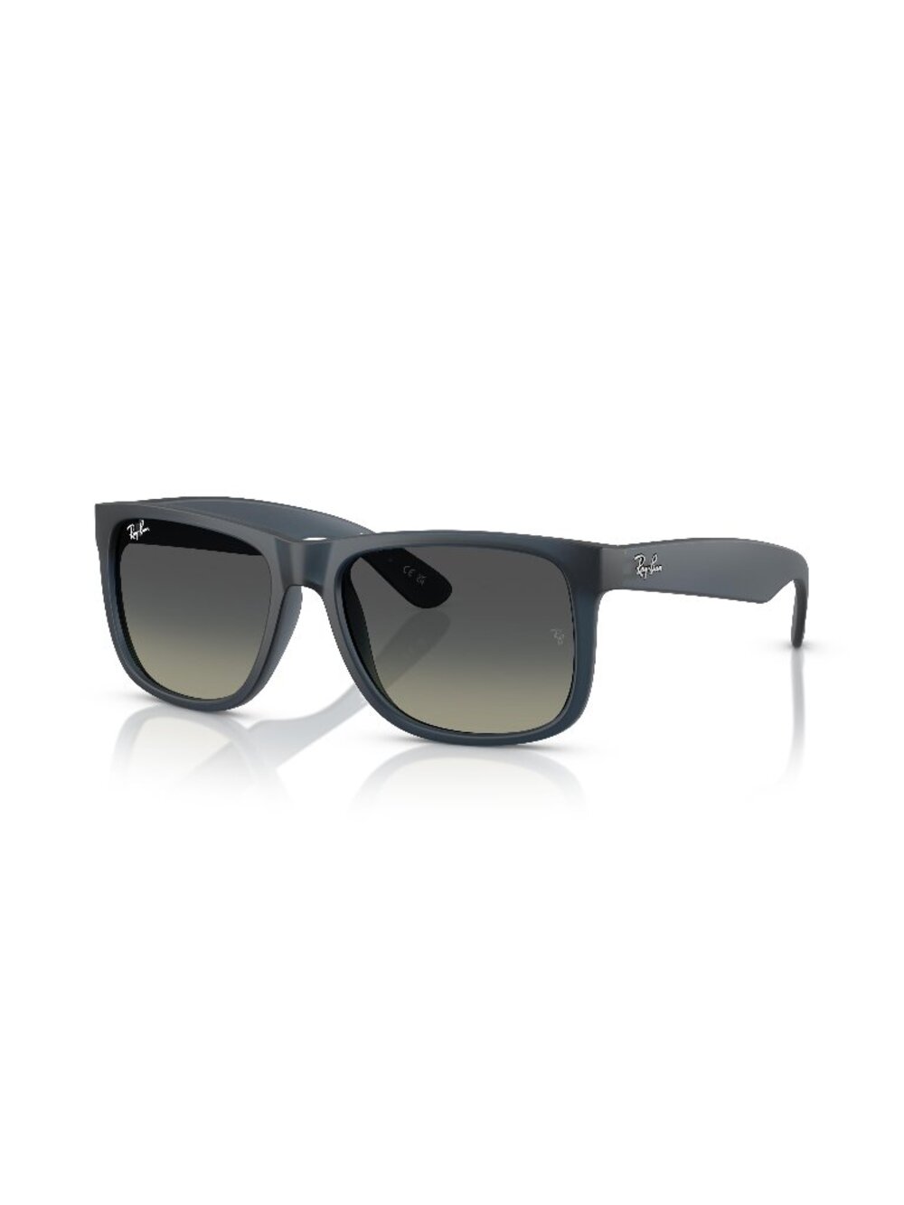 New Ray-Ban Men's Sunglasses Blue Grey Lens Injected Frame Ray Ban RB4165 JUSTIN